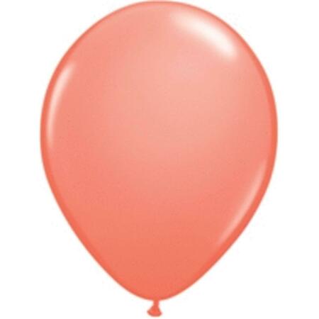 MAYFLOWER DISTRIBUTING 5 in. Coral Latex Balloon Balloons 65483